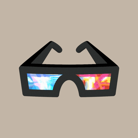 Red/Blue 3D Glasses